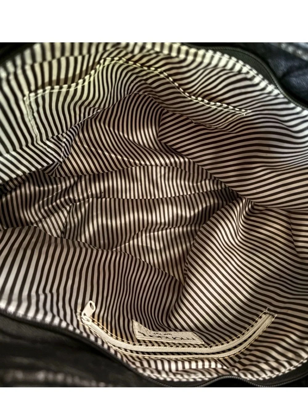 Mondani NY Zebra Print faux leather Tote Bag